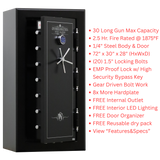 MAX Series 30 Long Gun Safe-MAX723028